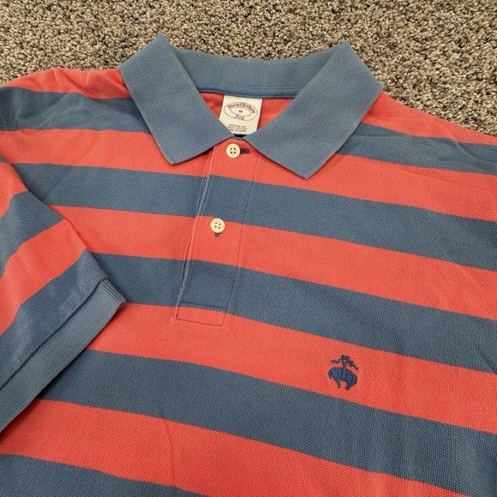 Brooks Brothers 346 Performance‎ Polo Shirt Men's Sz Medium S/S Original Fit